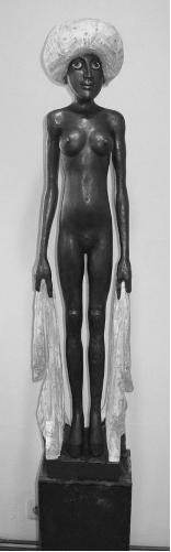 Grazile Kunst: Machbuba, dieGeliebte des Fürsten Pückler, wurde von Bildhauer Hans Scheib in Bronze verewigt. 